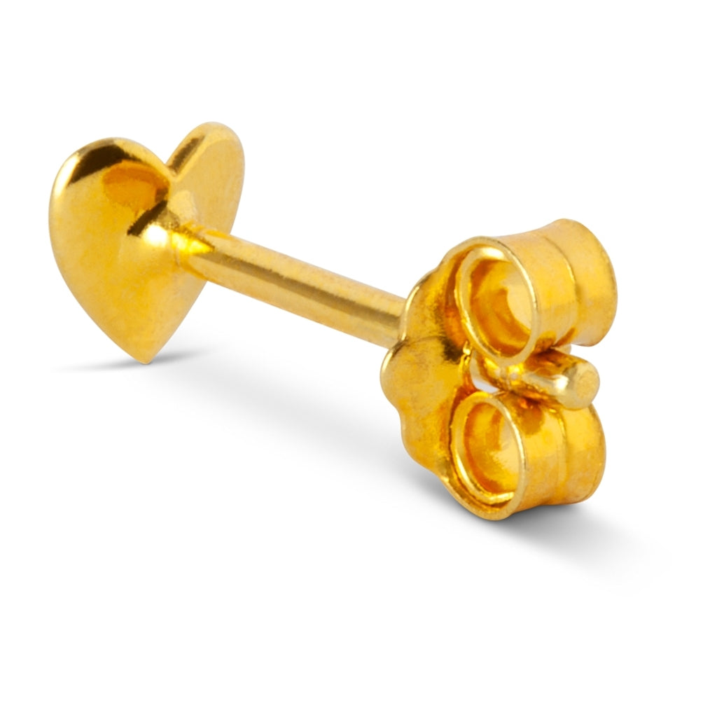 LULU Copenhagen Heart Wings earring 1 pcs Ear stud, 1 pcs Gold plated