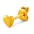 Heart Wings 1 pcs - Gold plated