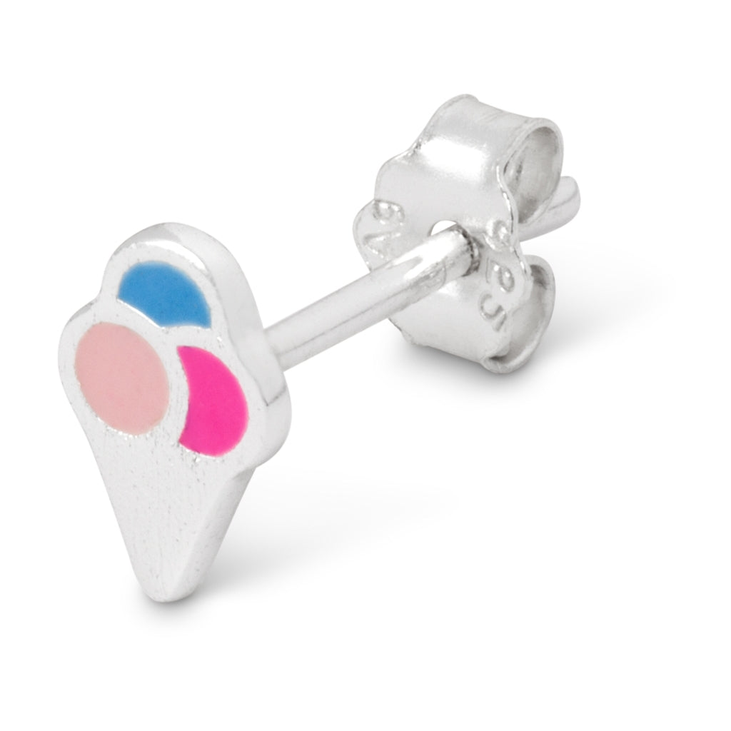 LULU Copenhagen Ice cone earring 1 pcs Ear stud, 1 pcs Silver Plated