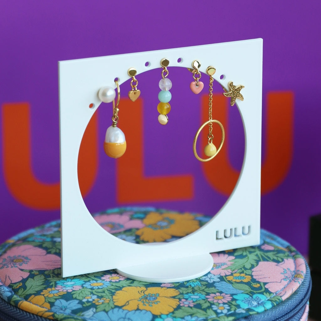 LULU Copenhagen LULU Baroque earring 1 pcs Ear stud, 1 pcs Marigold
