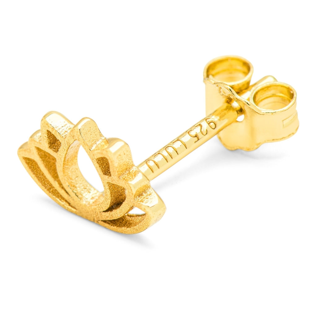 LULU Copenhagen Lotus earring 1 pcs Ear stud, 1 pcs Gold plated
