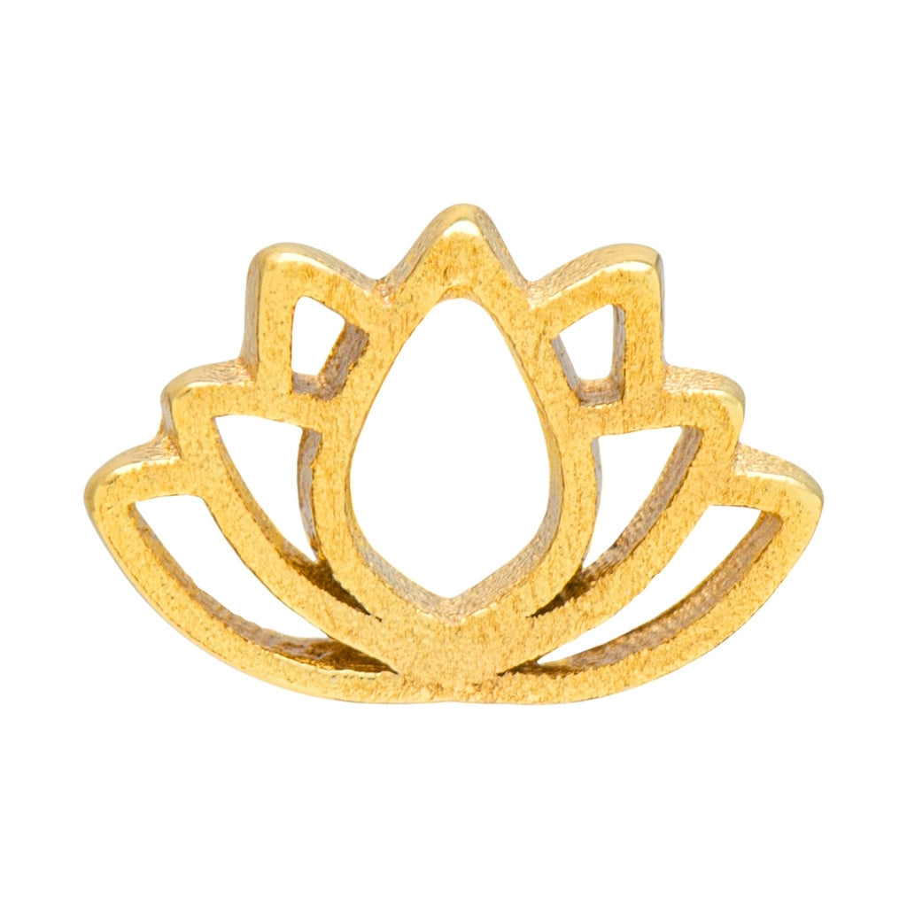 LULU Copenhagen Lotus earring 1 pcs Ear stud, 1 pcs Gold plated
