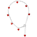 Love U Bracelet silver plated - Passion Red