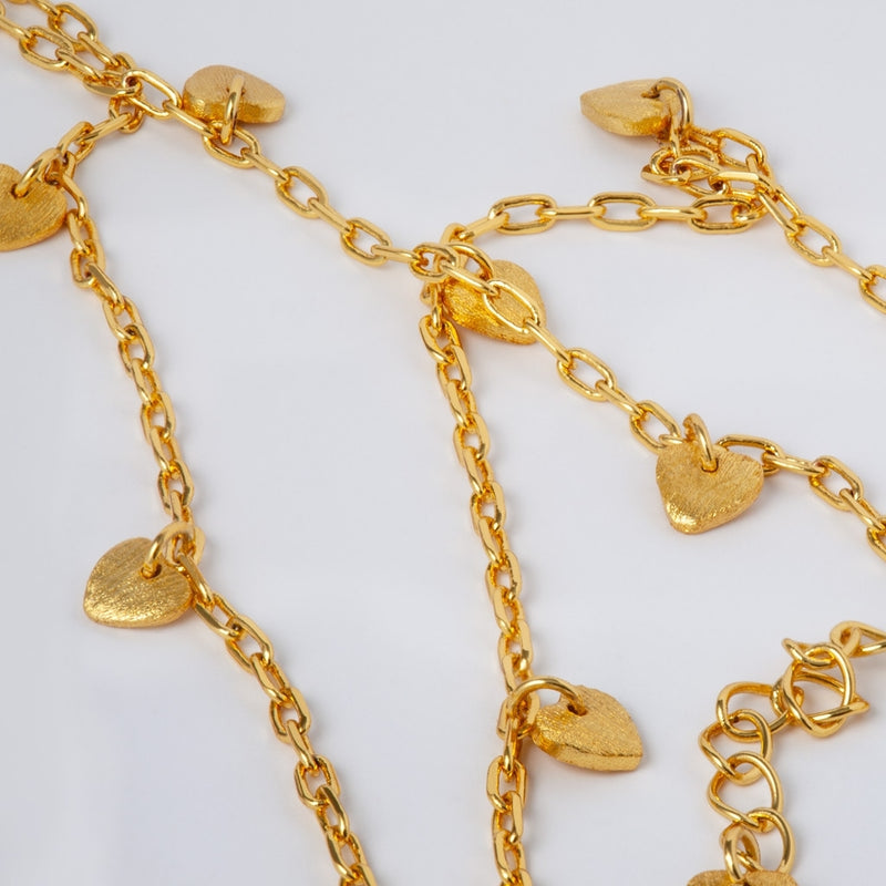 LULU Copenhagen Love U Necklace gold plated Necklaces Gold