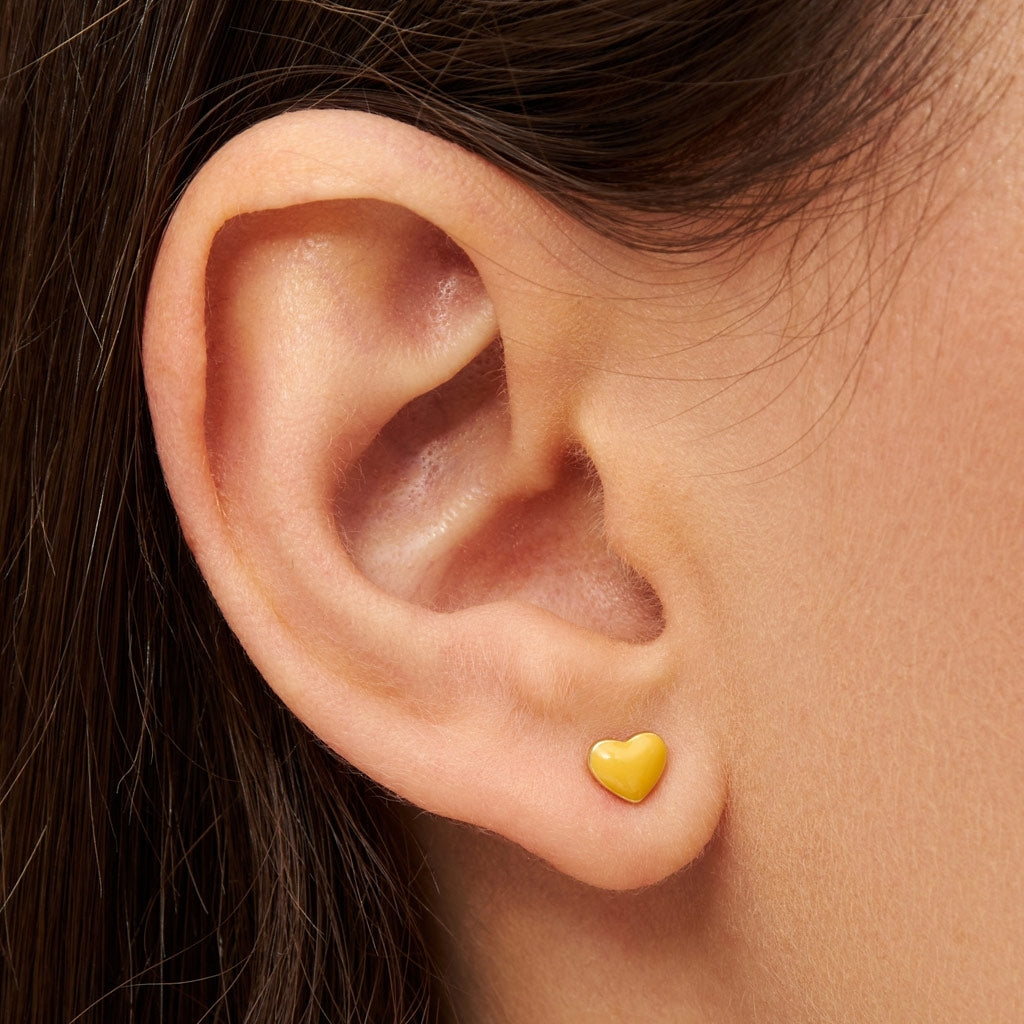 LULU Copenhagen Love U earring 1 pcs Ear stud, 1 pcs Sunflower