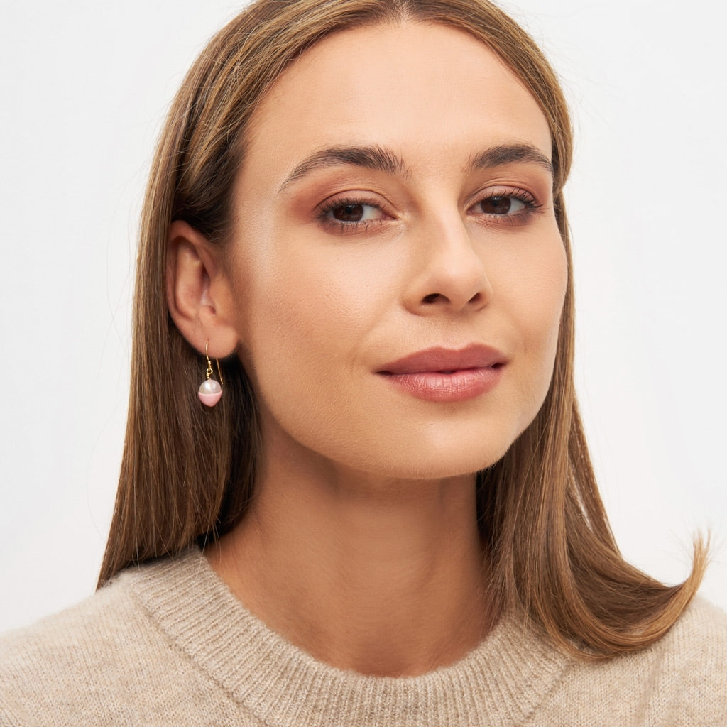 LULU Copenhagen LULU Baroque earring 1 pcs Ear stud, 1 pcs Light Pink