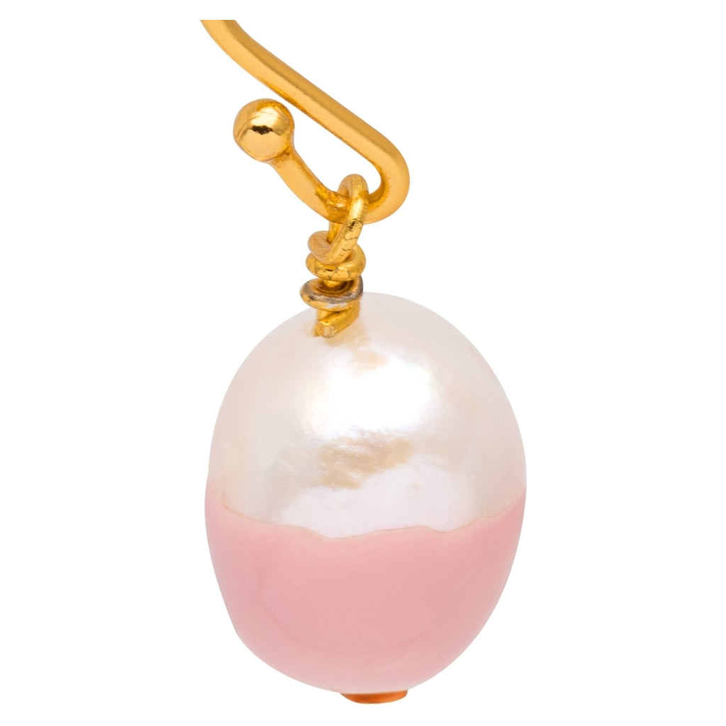 LULU Copenhagen LULU Baroque earring 1 pcs Ear stud, 1 pcs Light Pink