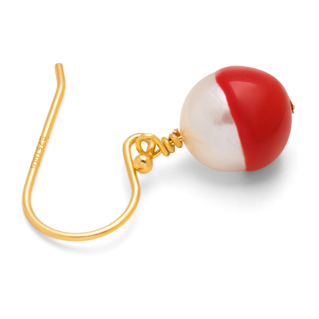 LULU Copenhagen LULU Baroque earring 1 pcs Ear stud, 1 pcs Passion Red