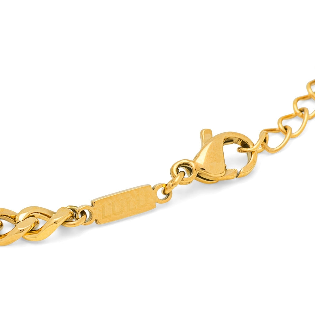 LULU Copenhagen Panzer Bracelet gold plated Bracelets Gold plated