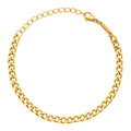 Panzer Bracelet gold plated - Gold plated