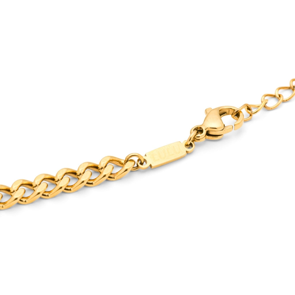 LULU Copenhagen Panzer Necklace Long gold plated Necklaces Gold plated