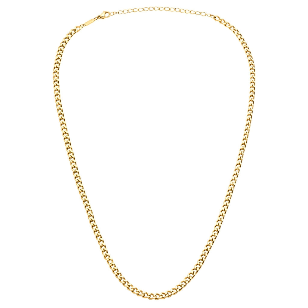 LULU Copenhagen Panzer Necklace Long gold plated Necklaces Gold plated