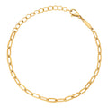 Paperclip Bracelet gold plated - Gold plated