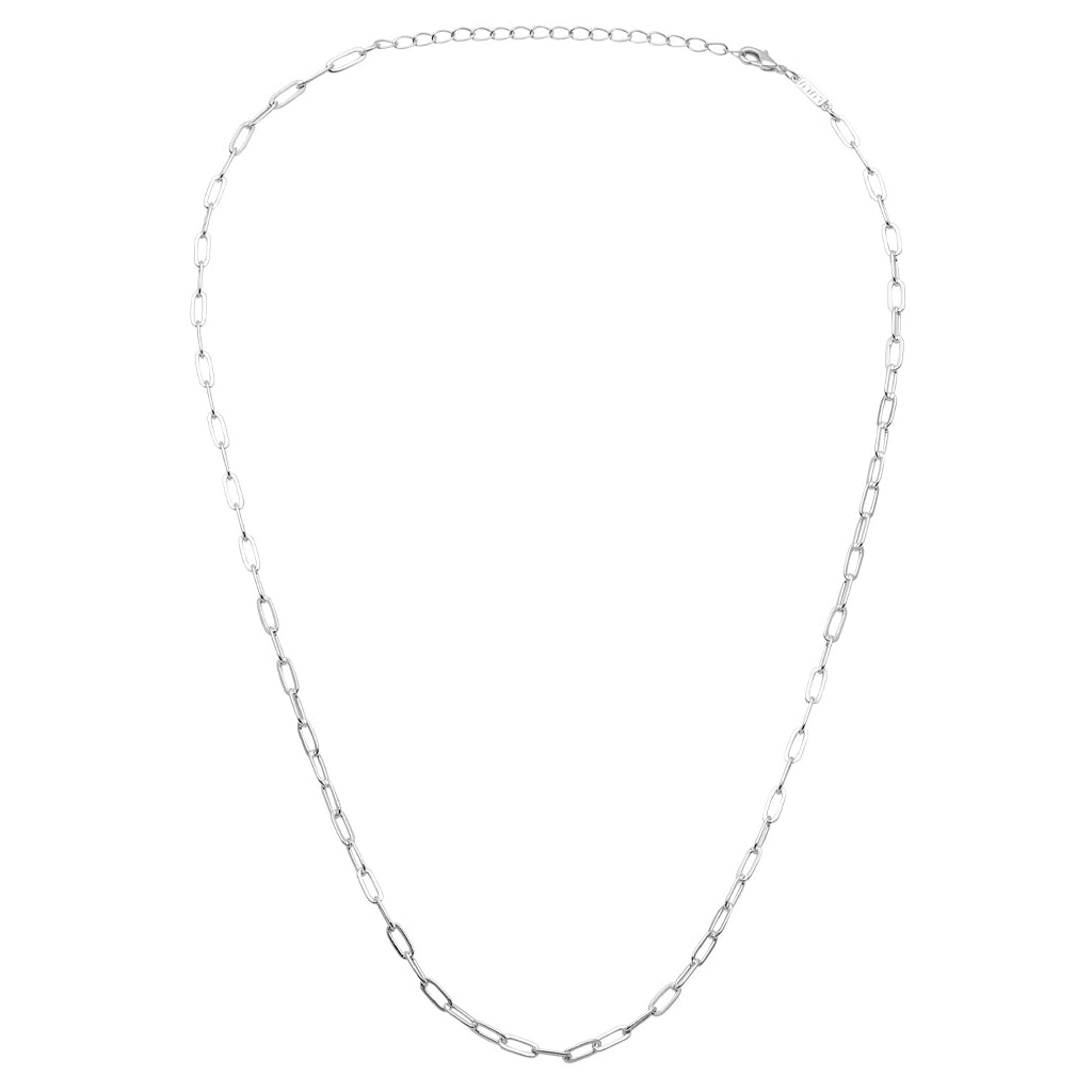 LULU Copenhagen Paperclip Necklace silver plated Necklaces Silver Plated