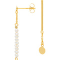 Pearls & Pin 1 pcs - Gold plated