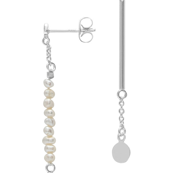 LULU Copenhagen Pearls & Pin 1 pcs Ear stud, 1 pcs Silver