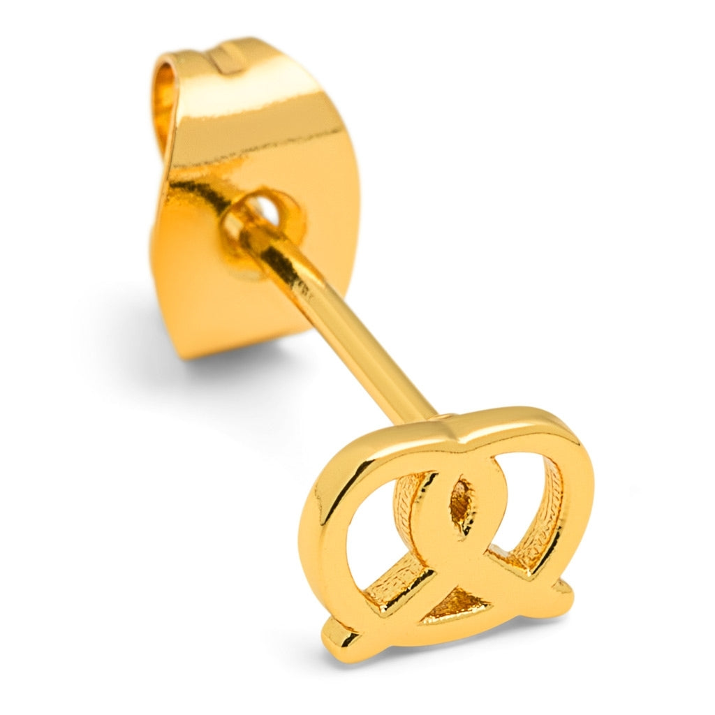 LULU Copenhagen Pretzel earring 1 pcs Ear stud, 1 pcs Gold plated