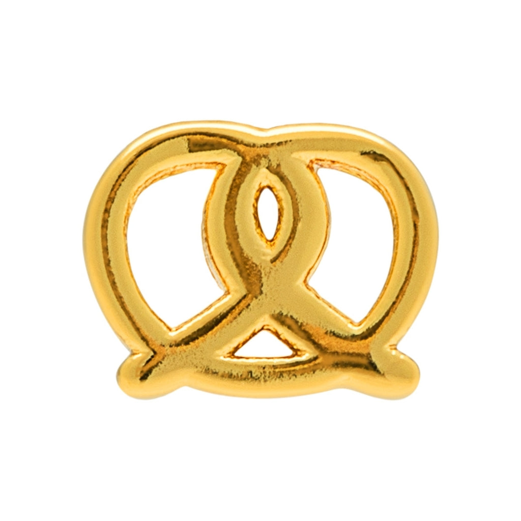 LULU Copenhagen Pretzel earring 1 pcs Ear stud, 1 pcs Gold plated