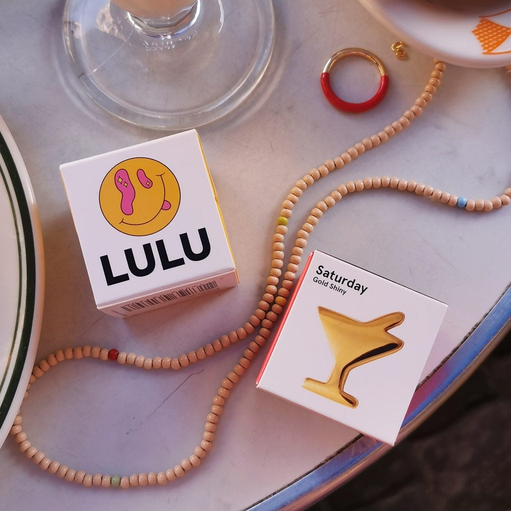 LULU Copenhagen Saturday earring 1 pcs Ear stud, 1 pcs Gold plated