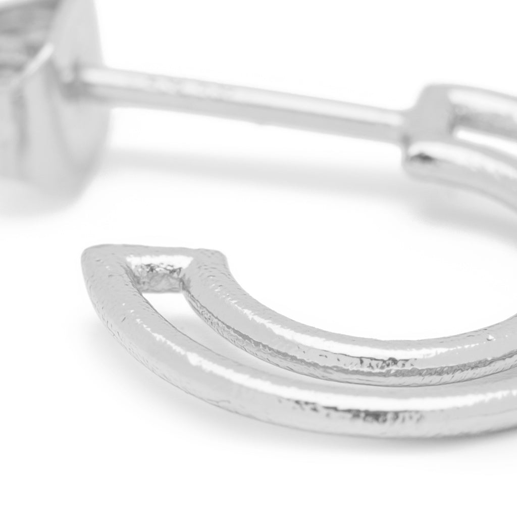 LULU Copenhagen Shape Hoops Pair Hoops Silver Plated