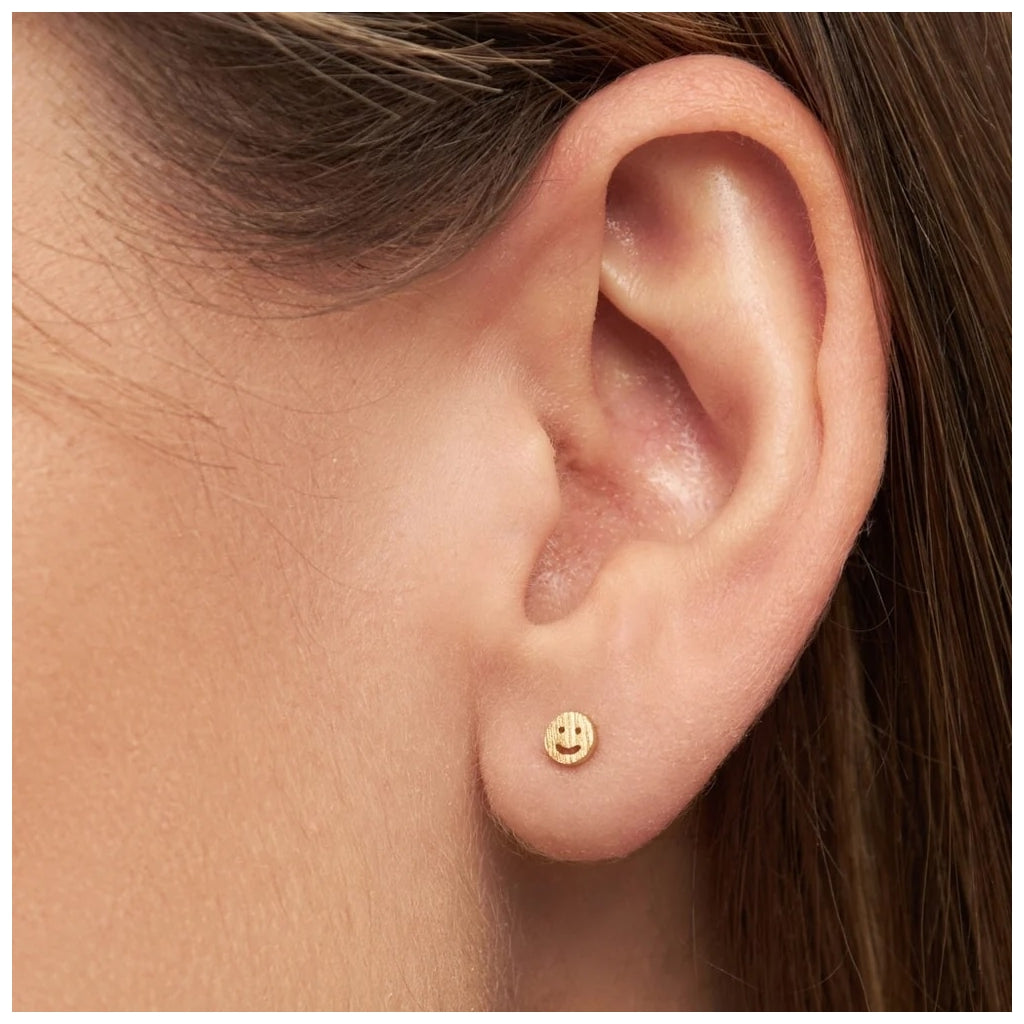 LULU Copenhagen Smile earring 1 pcs Ear stud, 1 pcs Gold plated
