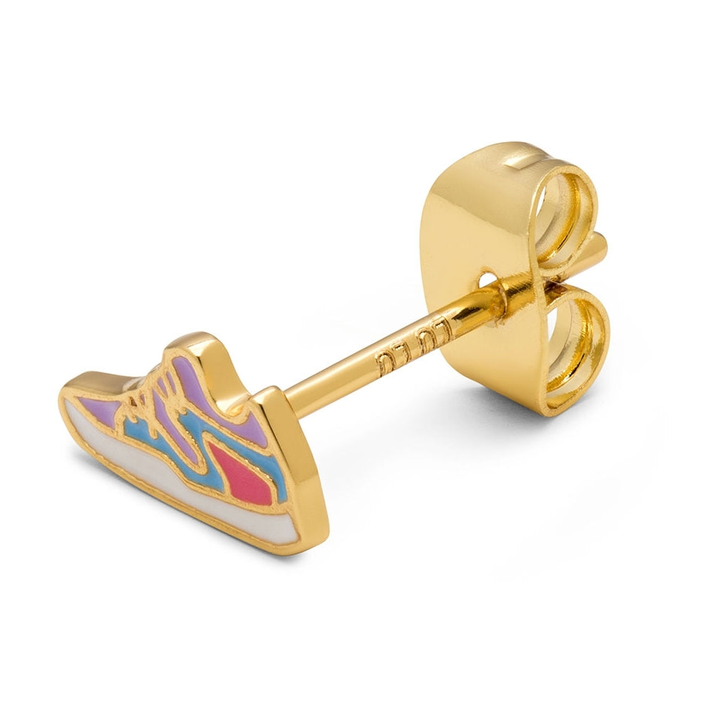 LULU Copenhagen Sneaker One earring 1 pcs Ear stud, 1 pcs Gold plated