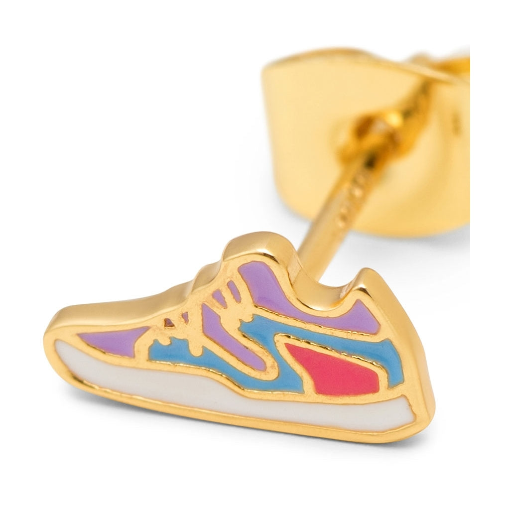 LULU Copenhagen Sneaker One earring 1 pcs Ear stud, 1 pcs Gold plated