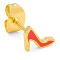 Stiletto earring 1 pcs - Gold plated