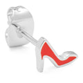 Stiletto earring 1 pcs - Silver Plated