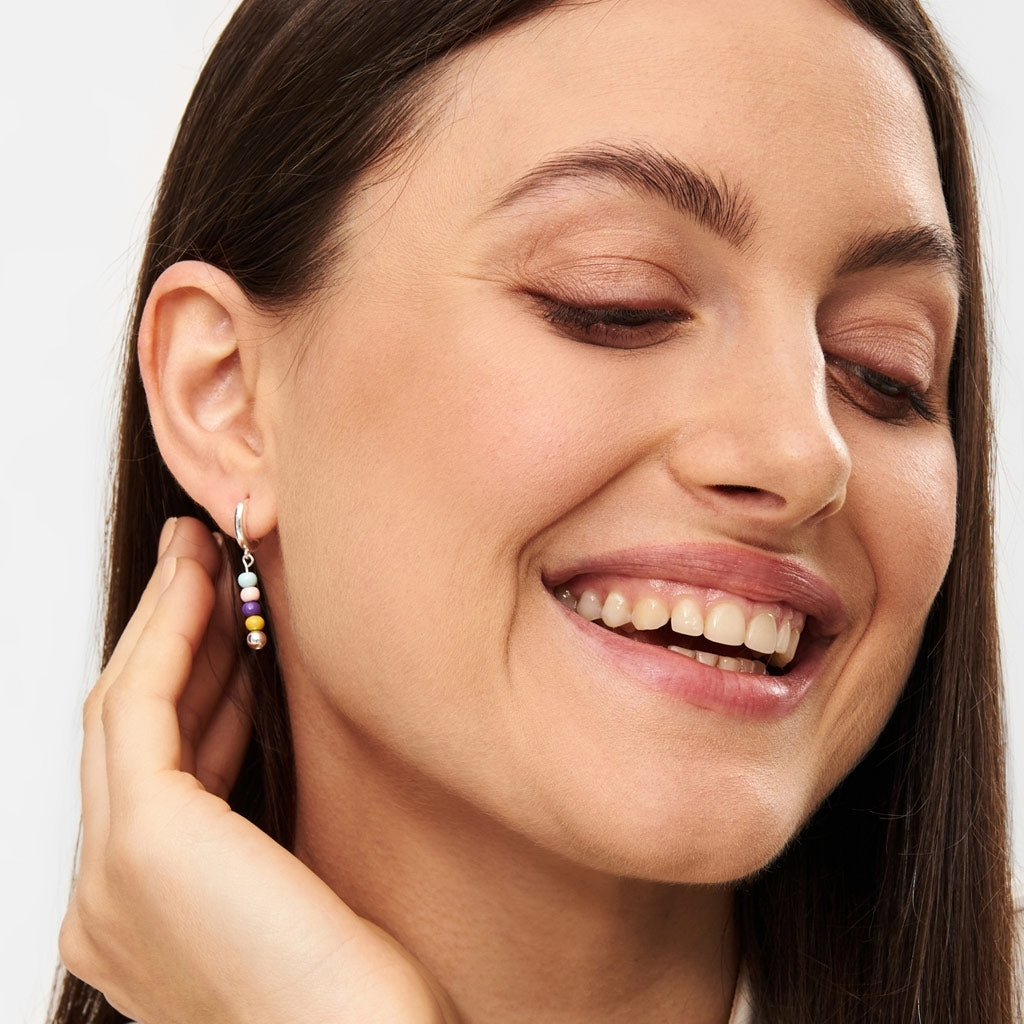 LULU Copenhagen Summer Silver earring 1 pcs Ear stud, 1 pcs Silver Plated
