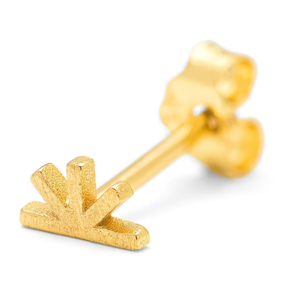 LULU Copenhagen Sunrise earring 1 pcs Ear stud, 1 pcs Gold plated