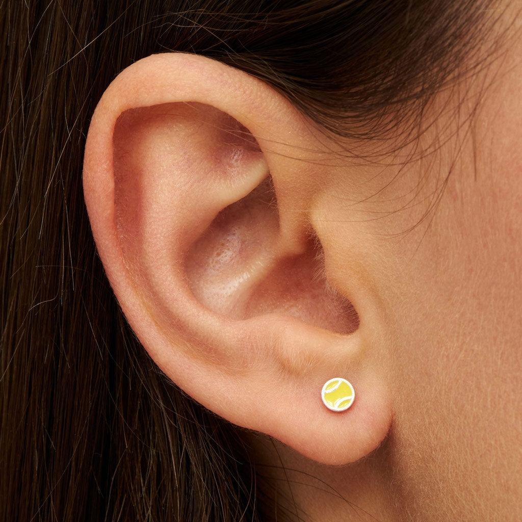 LULU Copenhagen Tennis earring 1 pcs Ear stud, 1 pcs Silver Plated