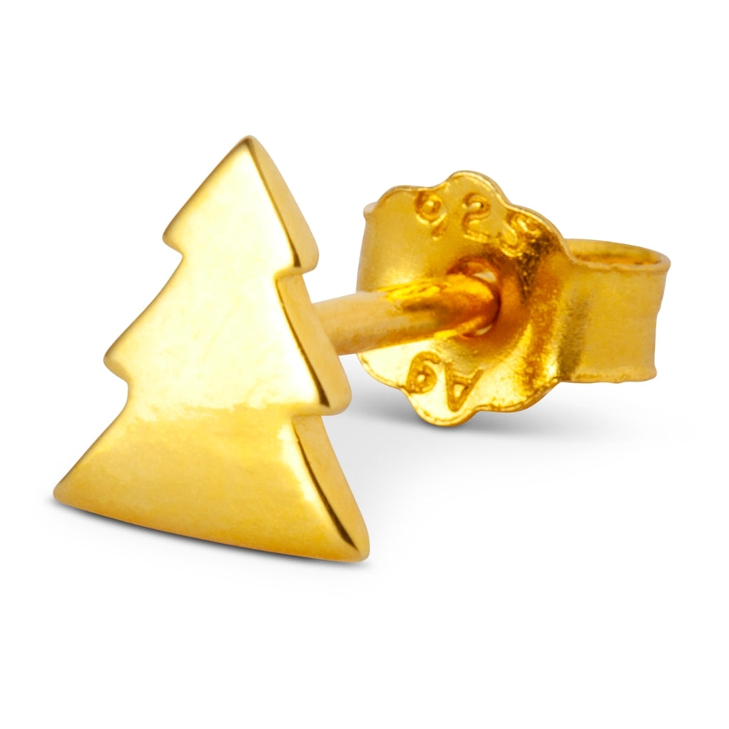 LULU Copenhagen The Tree earring 1 pcs Ear stud, 1 pcs Gold plated