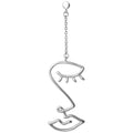 Topping Long Woman earring 1 pcs - Silver Plated