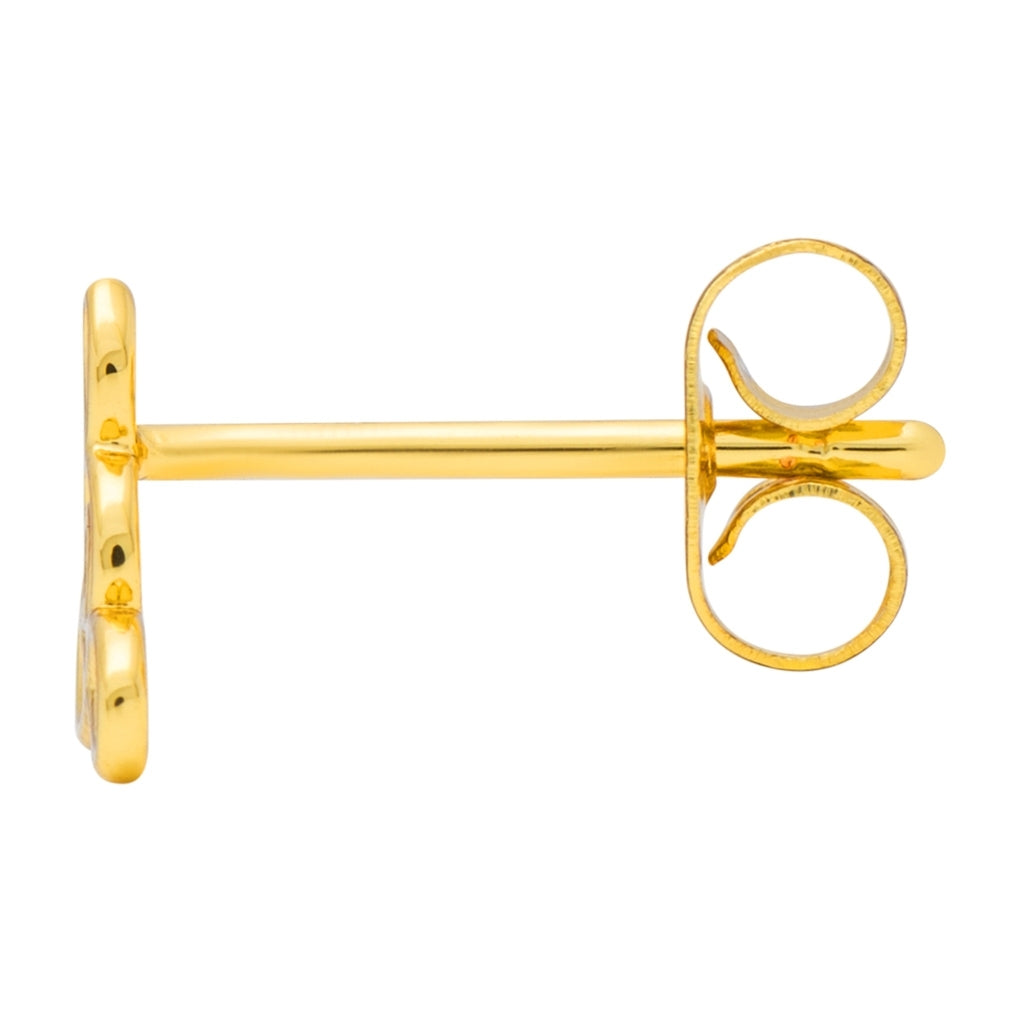 LULU Copenhagen Zen earring 1 pcs Ear stud, 1 pcs Gold plated