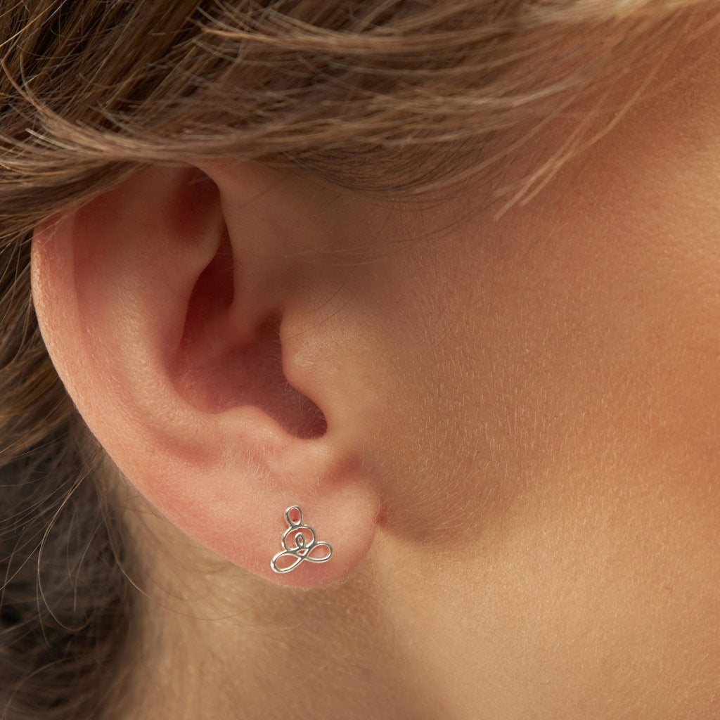 LULU Copenhagen Zen earring 1 pcs Ear stud, 1 pcs Silver Plated