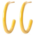 Color Hoops Medium pair - Yellow