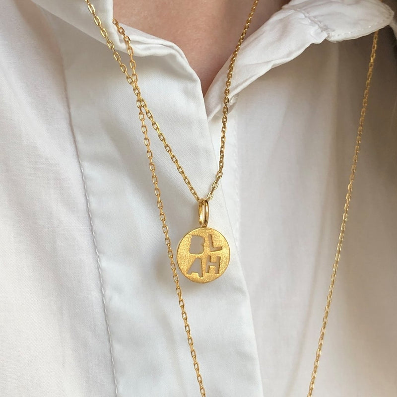 LULU Copenhagen YES Pendents Gold plated